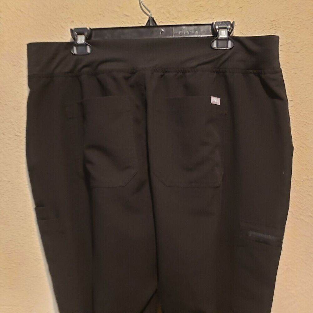 Figs Scrub Pants Men Size 2XL Black Heavy Duty Waistband Joggers Tech Collection - Picture 12 of 13